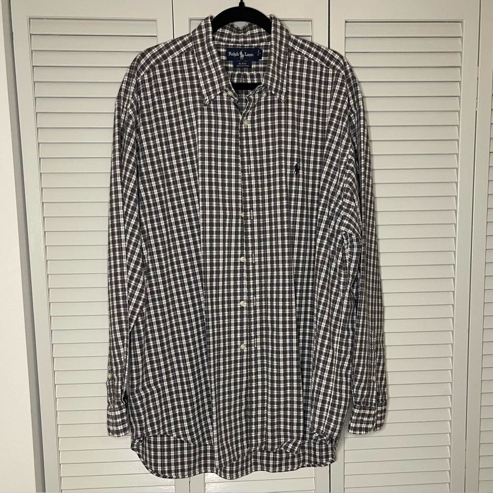 Ralph Lauren Men’s Blake Plaid Dress Shirt